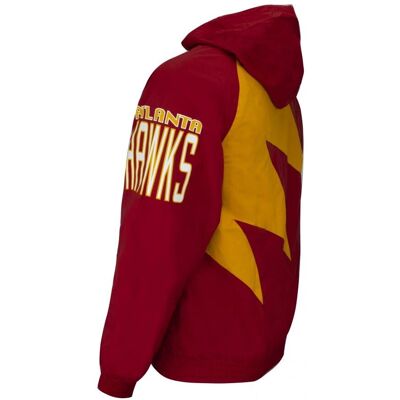 Mitchell & Ness Shark Tooth Hoodie - Atlanta Hawks - Jas Mitchell & Ness Shark Tooth Hoodie - Atlanta Hawks - Jas