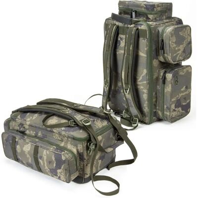 Solar Camo Rucksack - Robuste PVC-Basis, 6 Innentaschen, Gepolsterte Seiten - Rucksack Solar Camo Rucksack - Robuste PVC-Basis, 6 Innentaschen, Gepolsterte Seiten - Rucksack