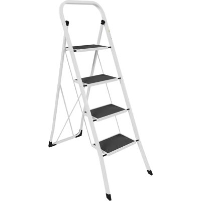 Home Discount 4 Step Ladder - Anti-Slip & Durable Iron Folding Frame Diy Home Discount 4 Step Ladder - Anti-Slip & Durable Iron Folding Frame Diy