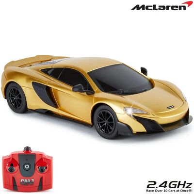 Voiture RC McLaren G75lt Or - Échelle 1:24 - Publicité Voiture RC McLaren G75lt Or - Échelle 1:24 - Publicité