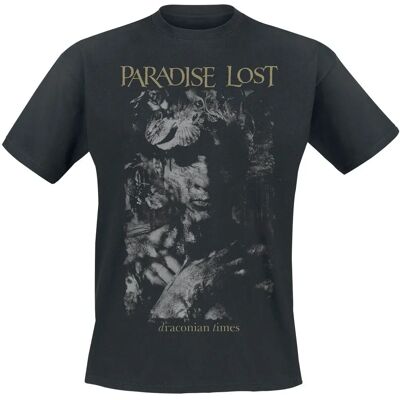 Paradise Lost Draconian Times 2020 Musta T-Paita - T-Shirt Paradise Lost Draconian Times 2020 Musta T-Paita - T-Shirt