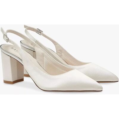 Rainbow Club - Faith+Fit Wide Court Shoes - Elfenbein-Satin Rainbow Club - Faith+Fit Wide Court Shoes - Elfenbein-Satin