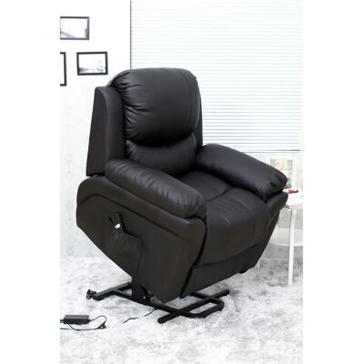 MORE4HOMES - Madison Electric Rise Recliner - Black MORE4HOMES - Madison Electric Rise Recliner - Black