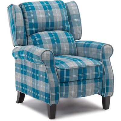 MORE4HOMES Eaton Wing Back Fireside Herringbone Fabric Recliner Armchair Sofa Chair - Product Type MORE4HOMES Eaton Wing Back Fireside Herringbone Fabric Recliner Armchair Sofa Chair - Product Type