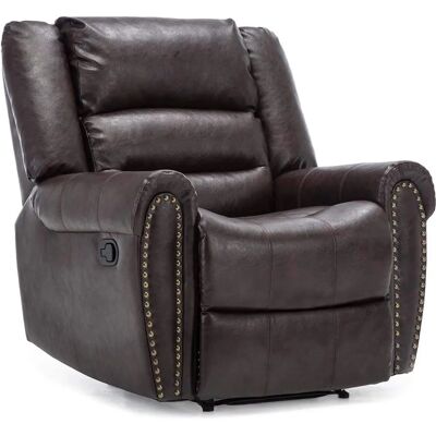 MORE4HOMES Denver Bonded Leather Recliner - Recliner Armchair MORE4HOMES Denver Bonded Leather Recliner - Recliner Armchair