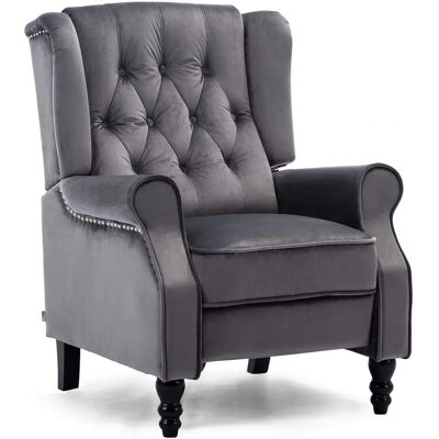 MORE4HOMES Althorpe Slate Grey Recliner - Recliner Chair MORE4HOMES Althorpe Slate Grey Recliner - Recliner Chair