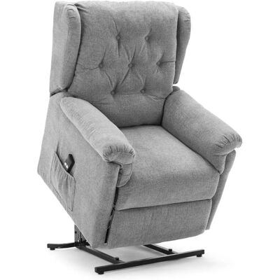MORE4HOMES Barnsley Fabric Electric Rise Recliner Sofa - Recliner and Armchair MORE4HOMES Barnsley Fabric Electric Rise Recliner Sofa - Recliner and Armchair