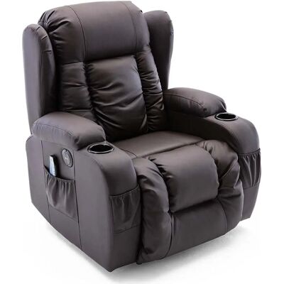 MORE4HOMES - CAESAR - Brown - Leather - Recliner Sofa Set MORE4HOMES - CAESAR - Brown - Leather - Recliner Sofa Set