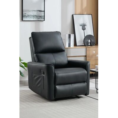 MORE4HOMES - MADRID - Black - Manual - Recliner chair MORE4HOMES - MADRID - Black - Manual - Recliner chair