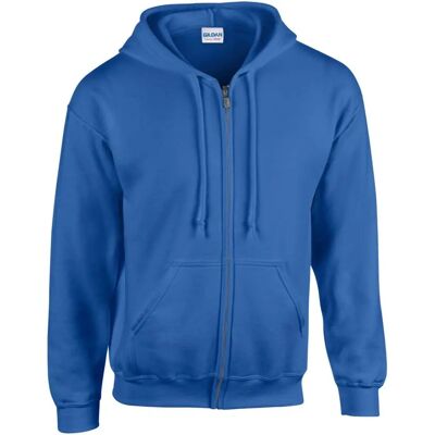 Gildan Heavy Blend Royal Blue Full Zip Hoodie - Hooded Sweatshirt Gildan Heavy Blend Royal Blue Full Zip Hoodie - Hooded Sweatshirt
