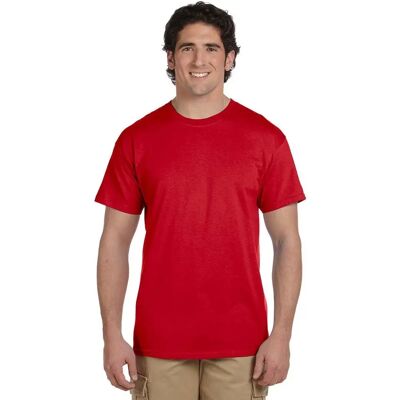 Gildan Ultra Cotton Short Sleeve T-Shirt Cherry Red - T-Shirt Gildan Ultra Cotton Short Sleeve T-Shirt Cherry Red - T-Shirt