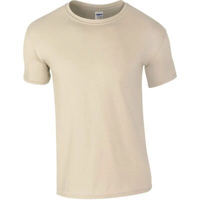 Gildan Light Sand Short Sleeve T-Shirt - T-Shirt Gildan Light Sand Short Sleeve T-Shirt - T-Shirt