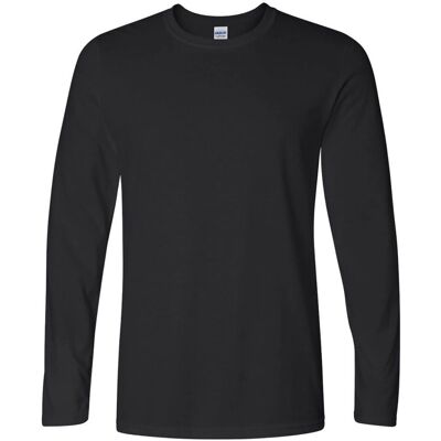 Gildan Mens Soft Style Long Sleeve T-Shirt - T-Shirt Gildan Mens Soft Style Long Sleeve T-Shirt - T-Shirt