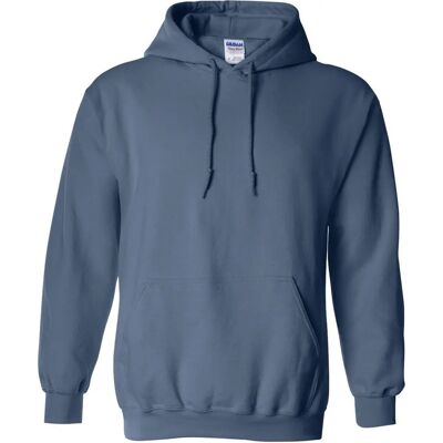 Felpa con Cappuccio Gildan Heavy Blend Blu Indigo - Abbigliamento Unisex Felpa con Cappuccio Gildan Heavy Blend Blu Indigo - Abbigliamento Unisex
