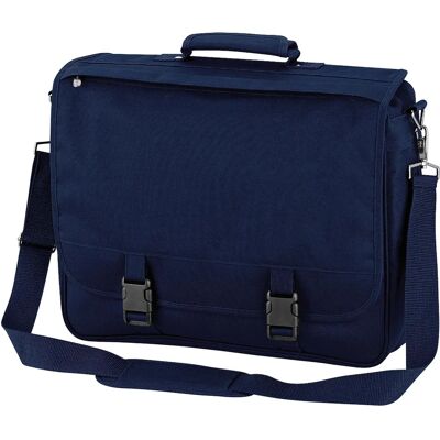 Quadra Navy 12L Briefcase Bag - Unisex Corporate Style Quadra Navy 12L Briefcase Bag - Unisex Corporate Style