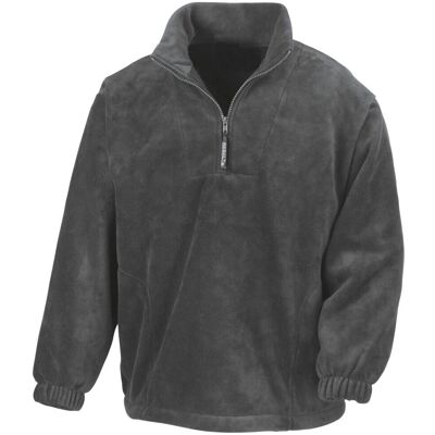 Result Oxford Grey Fleece Top - Active 1/4 Zip Result Oxford Grey Fleece Top - Active 1/4 Zip