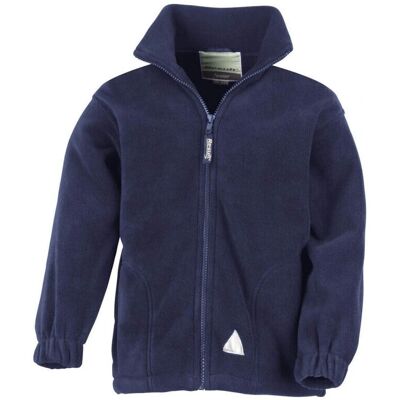 Result Navy Blue Full Zip Kids Fleece Jacket Result Navy Blue Full Zip Kids Fleece Jacket