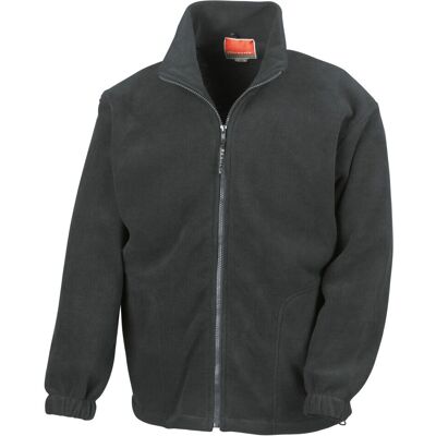Result Black XS Full Zip Fleece Jacket Result Black XS Full Zip Fleece Jacket