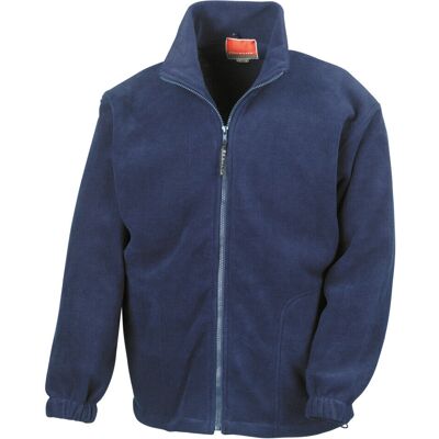 Result Navy Blue Full Zip Active Fleece Jacket - Jacket Result Navy Blue Full Zip Active Fleece Jacket - Jacket