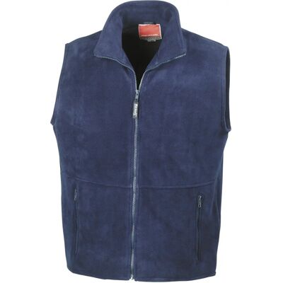Result Navy Blue M Anti Pilling Fleece Bodywarmer Jacket Result Navy Blue M Anti Pilling Fleece Bodywarmer Jacket