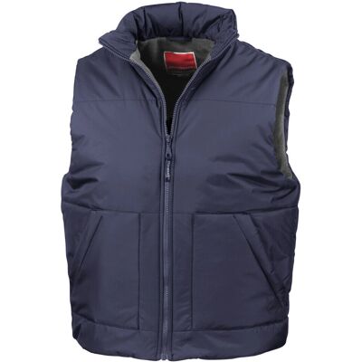Result Navy Blue Fleece Lined Bodywarmer - Bodywarmer Jacket Result Navy Blue Fleece Lined Bodywarmer - Bodywarmer Jacket