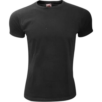 Fruit Of The Loom Zwart Korte Mouw T-shirt XL Fruit Of The Loom Zwart Korte Mouw T-shirt XL