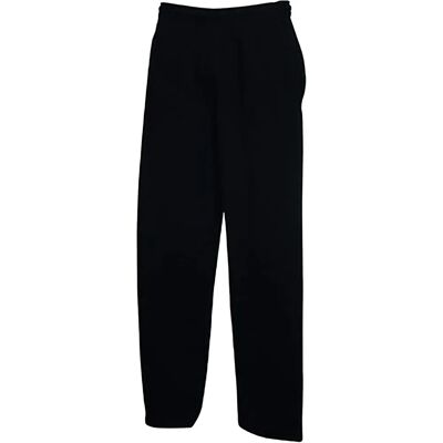 Pantalon de jogging à ourlet ouvert pour hommes - Fruit Of The Loom - Noir - M - Publicité Pantalon de jogging à ourlet ouvert pour hommes - Fruit Of The Loom - Noir - M - Publicité