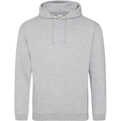 Awdis Unisex Heather Grey Hoodie - Hooded Sweatshirt Awdis Unisex Heather Grey Hoodie - Hooded Sweatshirt