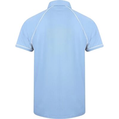 Finden & Hales Polo Sportivo da Uomo ad Alte Prestazioni - Nero/Rosso/Multicolore XL Finden & Hales Polo Sportivo da Uomo ad Alte Prestazioni - Nero/Rosso/Multicolore XL