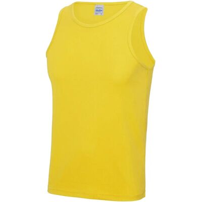 AWDis Just Cool Bright Yellow Sport Tank Top - Sportswear AWDis Just Cool Bright Yellow Sport Tank Top - Sportswear