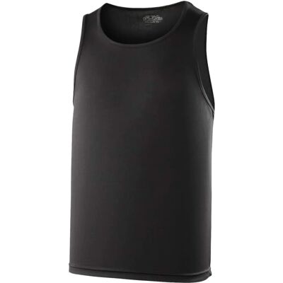 AWDis Just Cool Jet Black 2XL Sport Tank Top - Sportswear AWDis Just Cool Jet Black 2XL Sport Tank Top - Sportswear