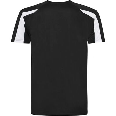 Just Cool - Contrast Cool Sports Plain - Black - L - T-Shirt Just Cool - Contrast Cool Sports Plain - Black - L - T-Shirt
