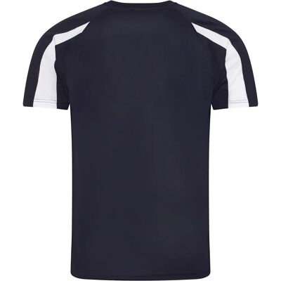 Just Cool Contrast Cool Sports Plain - Navy - S - 100% Polyester - T-shirt Just Cool Contrast Cool Sports Plain - Navy - S - 100% Polyester - T-shirt