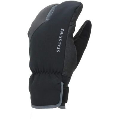 Guanti da ciclismo impermeabili Sealskinz nero/grigio - S - Tempo freddo Guanti da ciclismo impermeabili Sealskinz nero/grigio - S - Tempo freddo