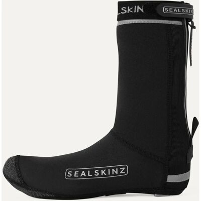 Sealskinz All Weather Fietsoverschoen - Zwart / S Sealskinz All Weather Fietsoverschoen - Zwart / S