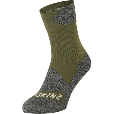 Sealskinz Bircham Chaussettes Imperméables - Vert Olive - Chaussettes Sealskinz Bircham Chaussettes Imperméables - Vert Olive - Chaussettes