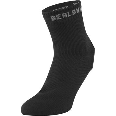 Sealskinz Thetford Waterproof All Weather Cycle Oversock - Black - Cycle Oversock Sealskinz Thetford Waterproof All Weather Cycle Oversock - Black - Cycle Oversock