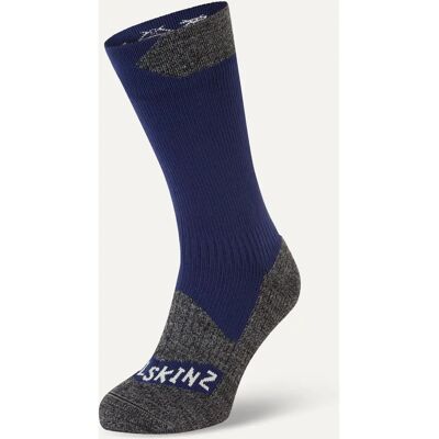 Sealskinz Raynham Waterproof All Weather Mid Socks - Grey / Pink - Socks Sealskinz Raynham Waterproof All Weather Mid Socks - Grey / Pink - Socks