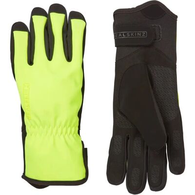 Gants de cyclisme étanches Sealskinz Bodham pour femmes - Jaune néon - Publicité Gants de cyclisme étanches Sealskinz Bodham pour femmes - Jaune néon - Publicité
