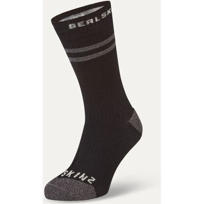 Sealskinz Sealskinz Scoulton Vattentät, mellanhög strumpa för varmt väder - Svart Sealskinz Sealskinz Scoulton Vattentät, mellanhög strumpa för varmt väder - Svart