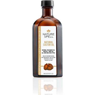Aceite de Rícino NATURE SPELL Para Cabello y Piel - Aceite para cabello y cuerpo Aceite de Rícino NATURE SPELL Para Cabello y Piel - Aceite para cabello y cuerpo