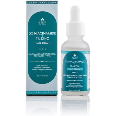 Nature Spell Niacinamide Face Serum - Blemish Control, Moisture, Clear Skin Nature Spell Niacinamide Face Serum - Blemish Control, Moisture, Clear Skin