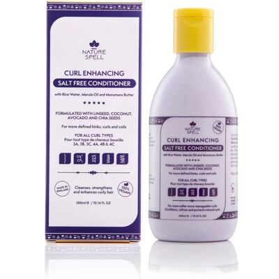 Acondicionador sin Sal para Rizos Nature Spell - Hidratante y Reparador - 300ml Acondicionador sin Sal para Rizos Nature Spell - Hidratante y Reparador - 300ml