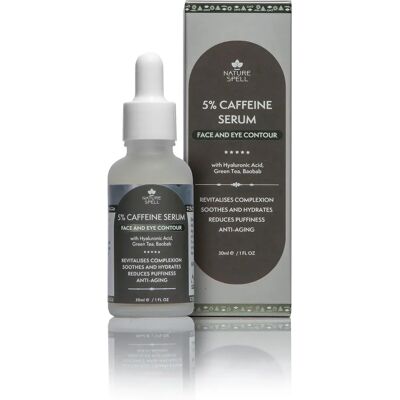Nature Spell - 5% Cafeína - 30ml - Face Eyes - Sérum Nature Spell - 5% Cafeína - 30ml - Face Eyes - Sérum