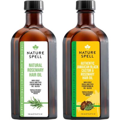 Nature Spell Rosemary Oil - Hair Growth Duo - Treats Dry Hair Nature Spell Rosemary Oil - Hair Growth Duo - Treats Dry Hair