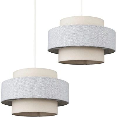 ValueLights Grey Ceiling Pendant Shade - Ceiling Pendant Shade ValueLights Grey Ceiling Pendant Shade - Ceiling Pendant Shade