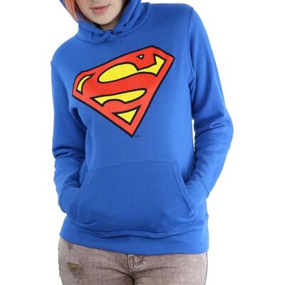 Bluza z kapturem DC Comics Superman Shield Logo Niebieska Królewska - Bluza Bluza z kapturem DC Comics Superman Shield Logo Niebieska Królewska - Bluza