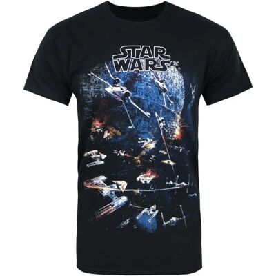Star Wars Heren Universe Battle T-Shirt Zwart Star Wars Heren Universe Battle T-Shirt Zwart