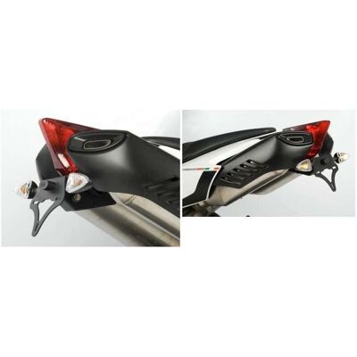 R&G - Aprilia Dorsoduro 750-1200 - LED - Support plaque - Publicité R&G - Aprilia Dorsoduro 750-1200 - LED - Support plaque - Publicité