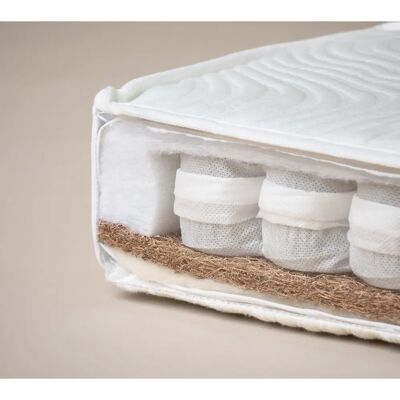 Obaby Moisture Management Dual Core Cot Mattress - White Obaby Moisture Management Dual Core Cot Mattress - White
